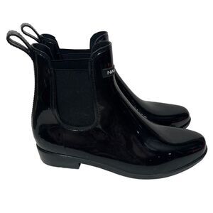 Nautica Black Ankle Length Rain Boots